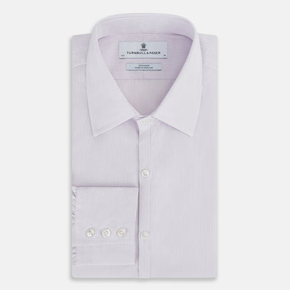 Pale Pink Ripple Double Pinstripe Westminster Shirt Image 4