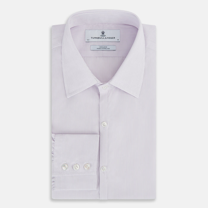 Pale Pink Ripple Double Pinstripe Westminster Shirt Image 4