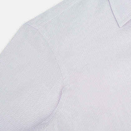 Pale Pink Ripple Double Pinstripe Westminster Shirt Image 5