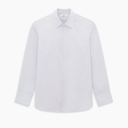 Pale Pink Ripple Double Pinstripe Westminster Shirt Image 8