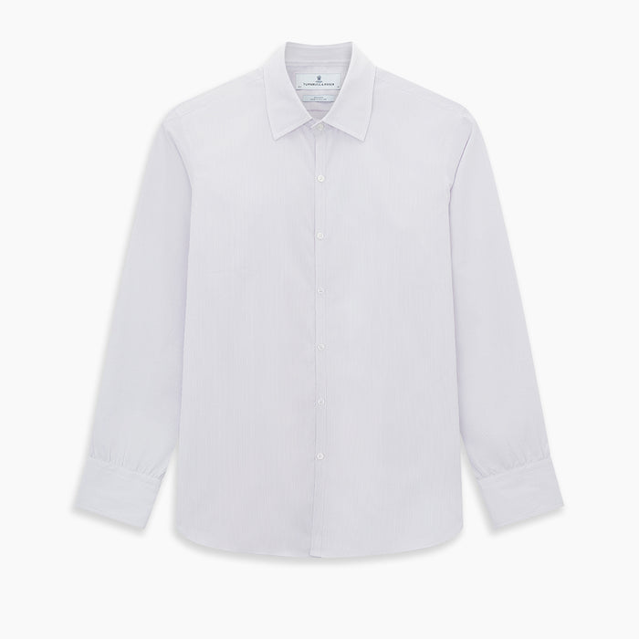 Pale Pink Ripple Double Pinstripe Westminster Shirt Image 8