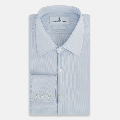 Colony Blue Ripple Double Pinstripe Westminster Shirt Image 4