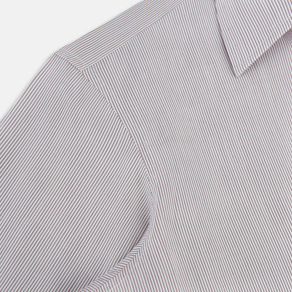 Burgundy Ripple Double Pinstripe Westminster Shirt Image 5