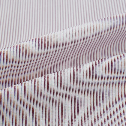Burgundy Ripple Double Pinstripe Westminster Shirt Image 7