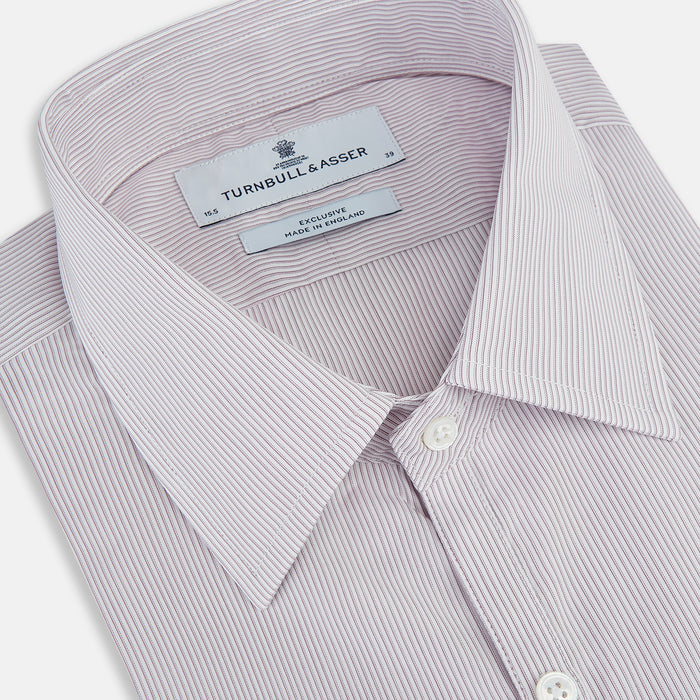 Lilac Ripple Double Pinstripe Westminster Shirt Image 1