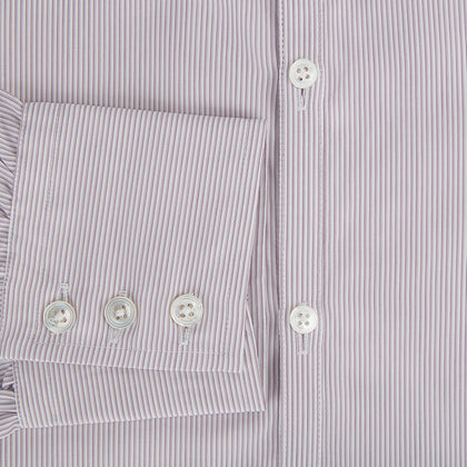 Lilac Ripple Double Pinstripe Westminster Shirt Image 3