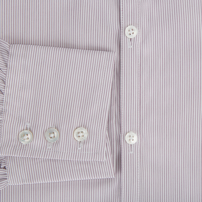 Lilac Ripple Double Pinstripe Westminster Shirt Image 3