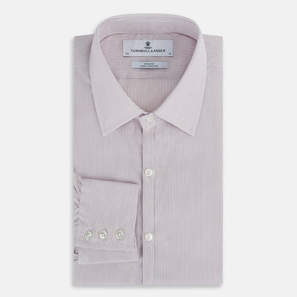 Lilac Ripple Double Pinstripe Westminster Shirt Image 4