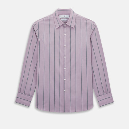 Lilac Track Stripe Westminster Shirt