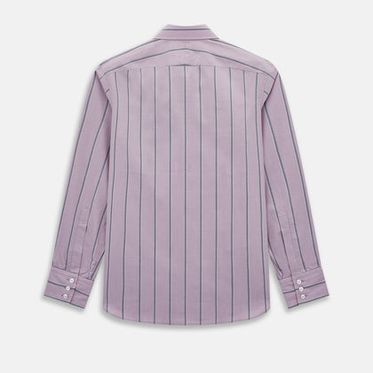 Lilac Track Stripe Westminster Shirt Image 11