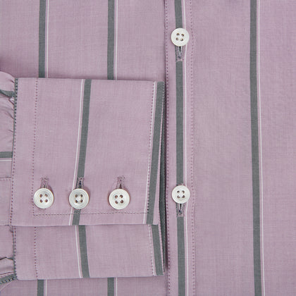 Lilac Track Stripe Westminster Shirt Image 12