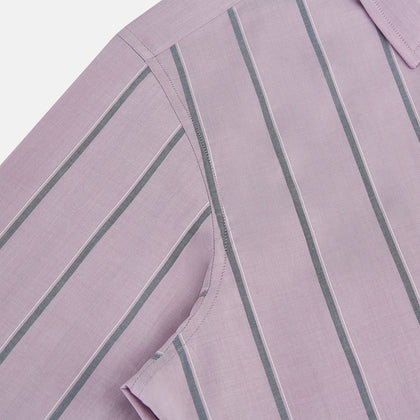 Lilac Track Stripe Westminster Shirt Image 14