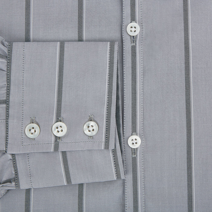 Light Grey Track Stripe Westminster Shirt Image 3
