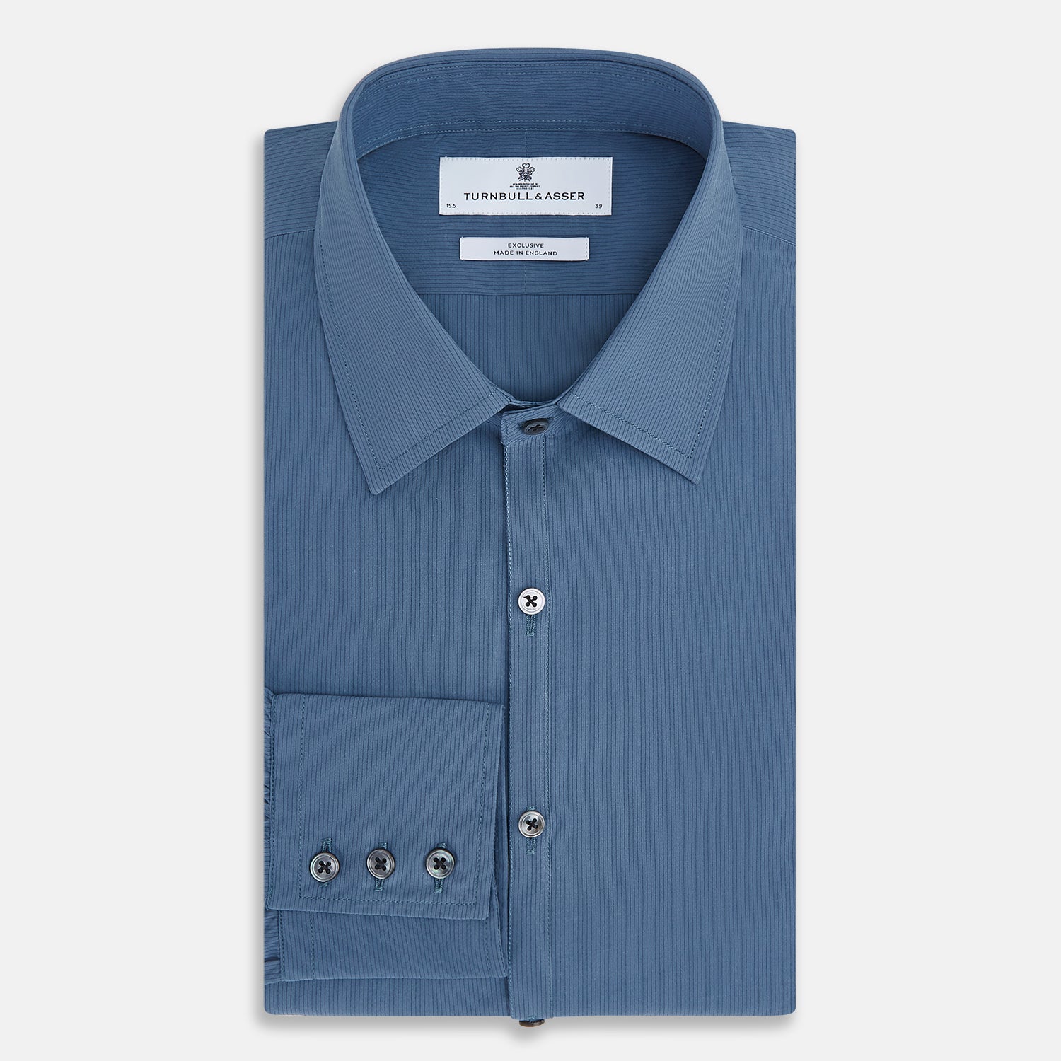 View 5 of product Steel Grey Pinstripe Westminster Shirt 19