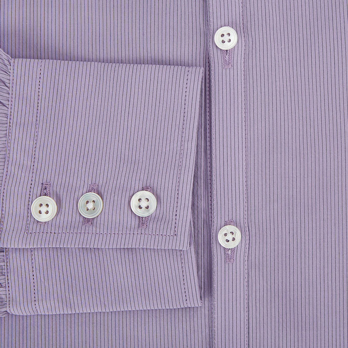 Lilac Pinstripe Westminster Shirt Image 3