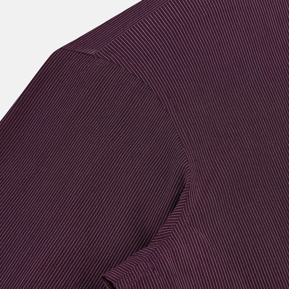 Burgundy Pinstripe Westminster Shirt 19