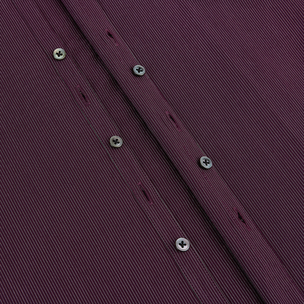Burgundy Pinstripe Westminster Shirt 19