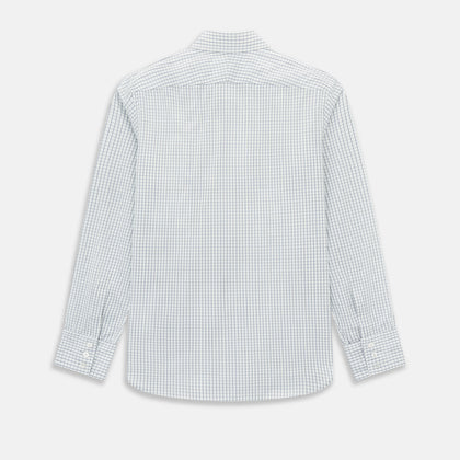 Navy Double Bar Graph Check Westminster Shirt Image 2
