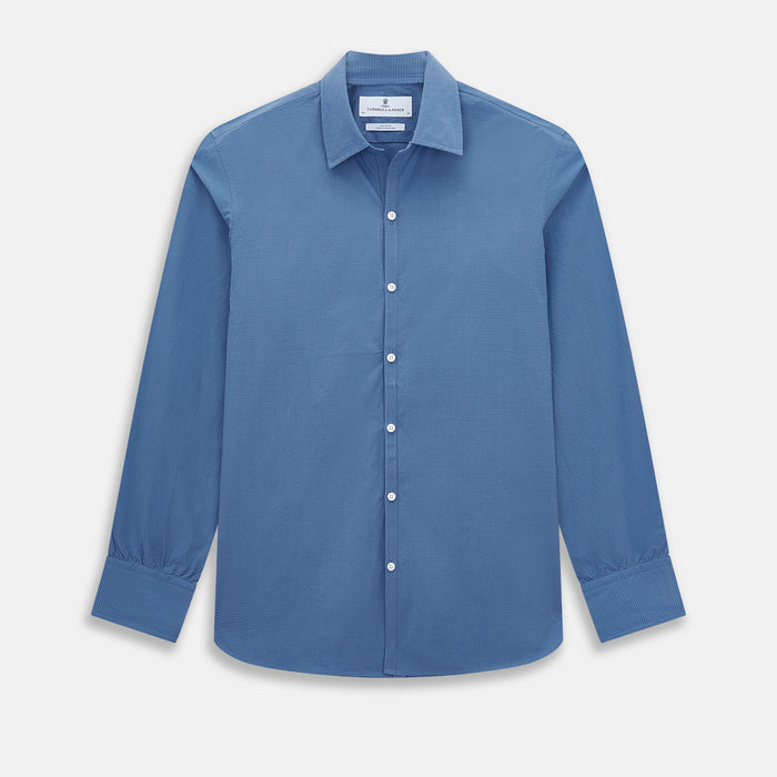 Colony Blue Pin Check Windsor Shirt