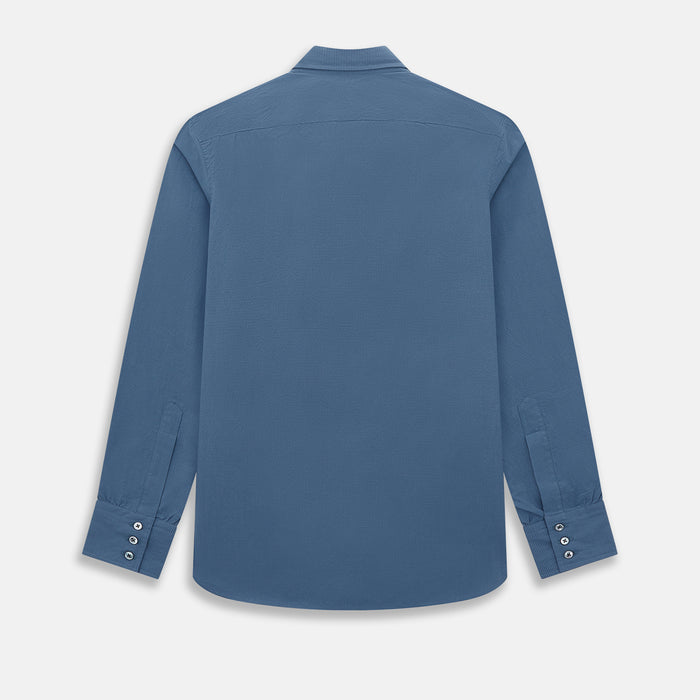 Steel Grey Pin Check Windsor Shirt Image 2