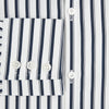 View 4 of product A long-sleeve men’s dress shirt by Turnbull & Asser UK—named SHIRTS RF WINDSOR OPEN CLR BC NAVY STRIPE ON WHTE—featuring classic Windsor open collar styling and navy vertical stripes on a white background, shown on a plain white surface.