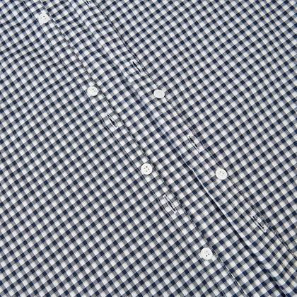 Windsor Chequered Navy on White Regular Fit Shirt Image 5