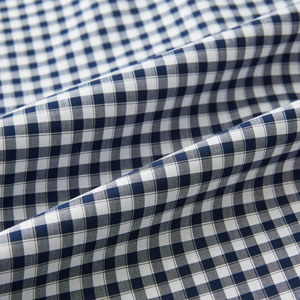 Windsor Chequered Navy on White Regular Fit Shirt Image 6
