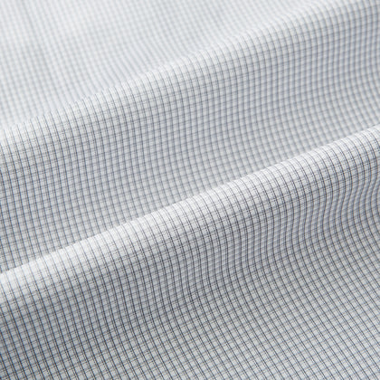 Grey Micro-Tattersall Check Windsor Shirt Image 7