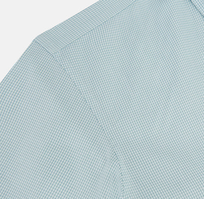 Sage Micro-Tattersall Check Windsor Shirt Image 5