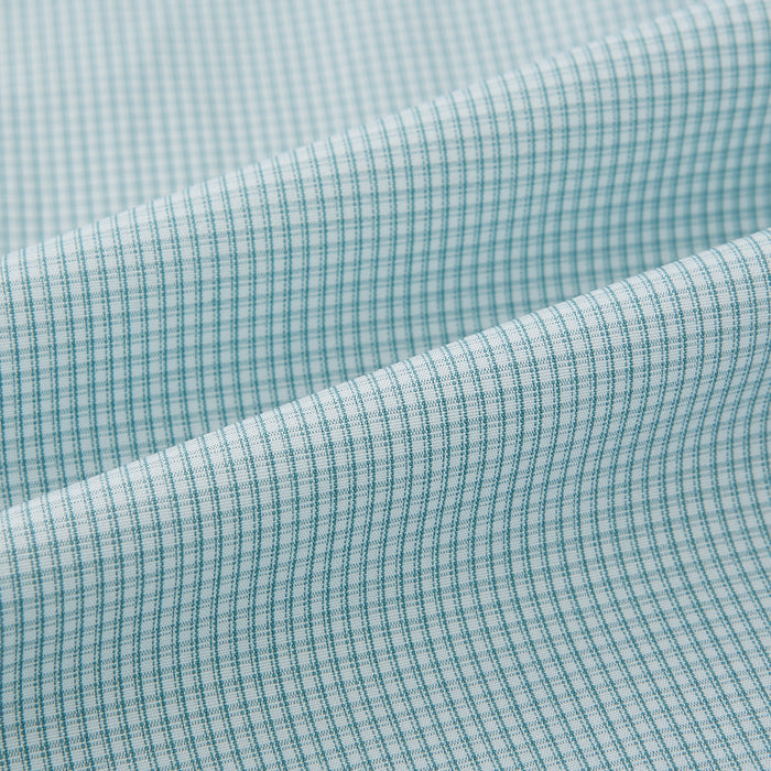 Sage Micro-Tattersall Check Windsor Shirt Image 7