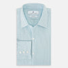 View 5 of product Turquoise Micro-Tattersall Check Windsor Shirt 16.5