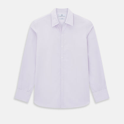 Pale Pink Micro-Tattersall Check Windsor Shirt