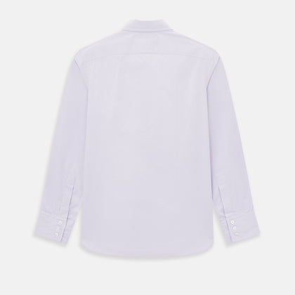 Pale Pink Micro-Tattersall Check Windsor Shirt Image 2