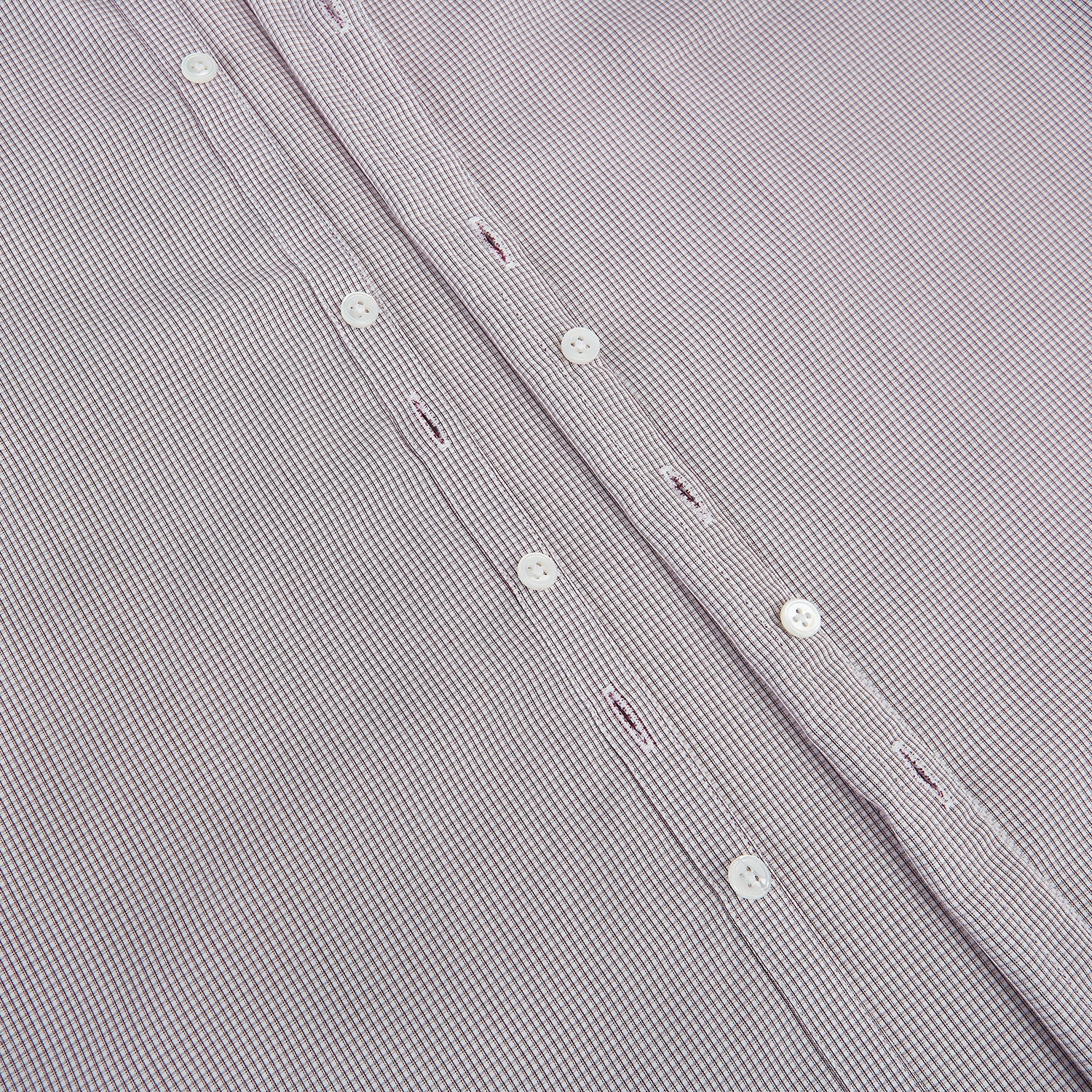 View 7 of product Burgundy Micro-Tattersall Check Windsor Shirt 17