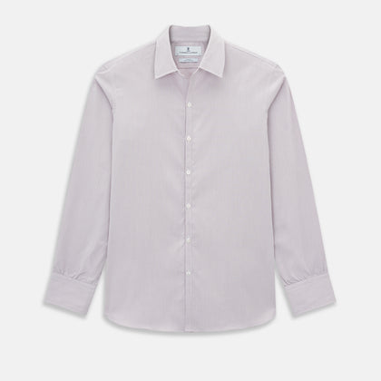 Lilac Shadow Check Windsor Shirt