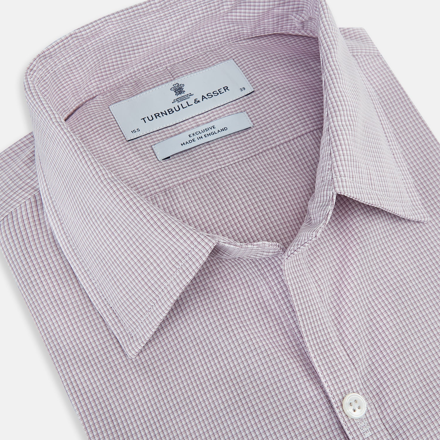 View 2 of product Lilac Shadow Check Wndsor Shirt 18.5