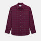 Online Exclusive · Wine Grid Check Windsor Shirt 19.0