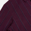 View 7 of product Dark Burgundy Track Stripe Windsor Shirt 19