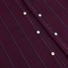 View 16 of product Dark Burgundy Track Stripe Windsor Shirt 19