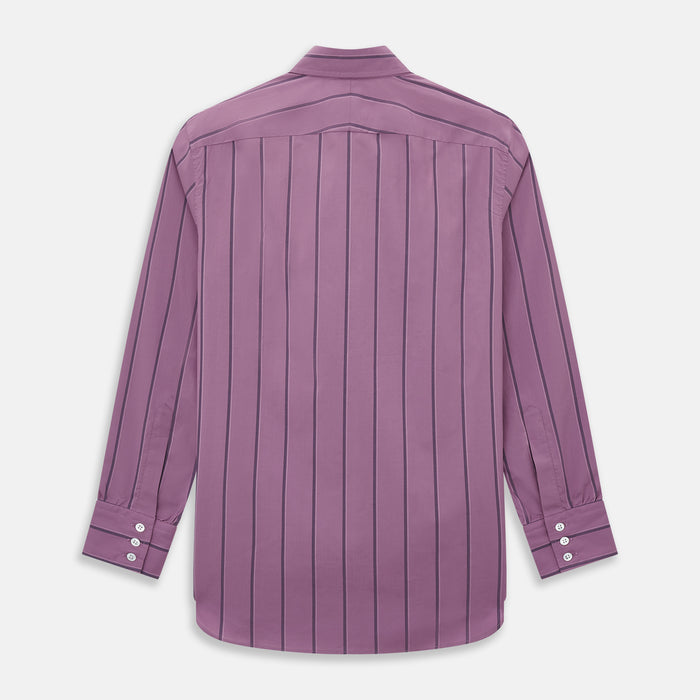 Antique Pink Track Stripe Windsor Shirt Image 2