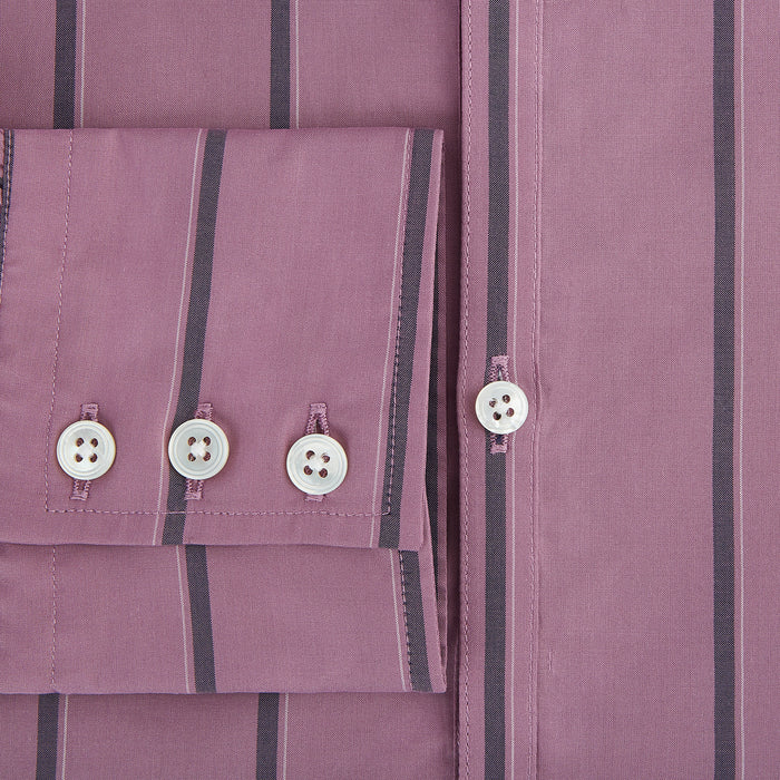 Antique Pink Track Stripe Windsor Shirt Image 3