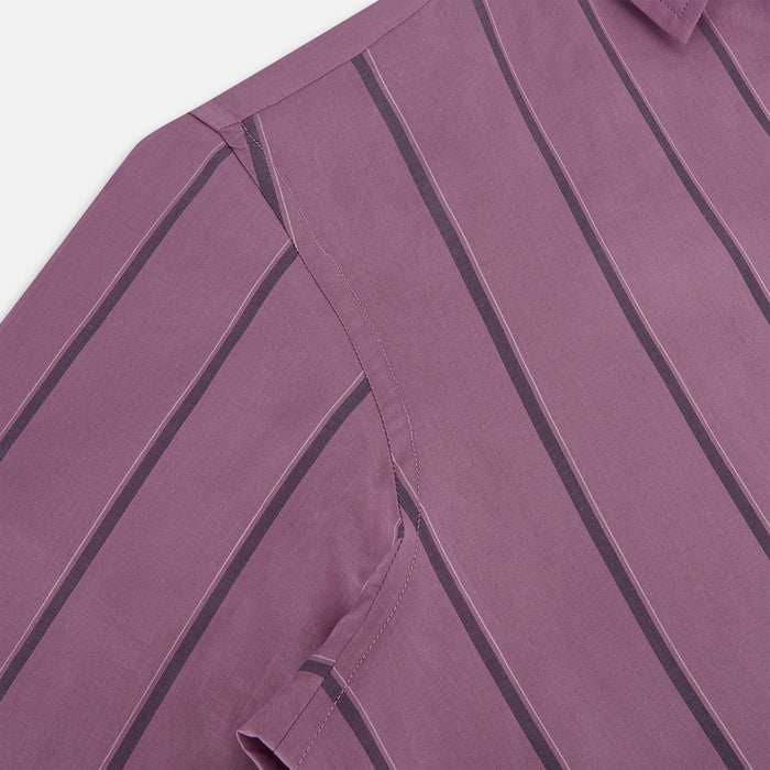 Antique Pink Track Stripe Windsor Shirt Image 5