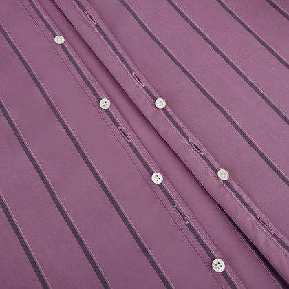 Online Exclusive · Antique Pink Track Stripe Windsor Shirt Image 6