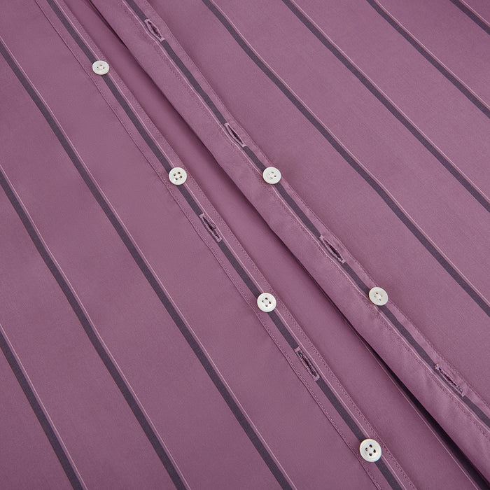 Antique Pink Track Stripe Windsor Shirt Image 6