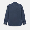View 3 of product Pale Blue and Navy Pin Check Windsor Shirt 19