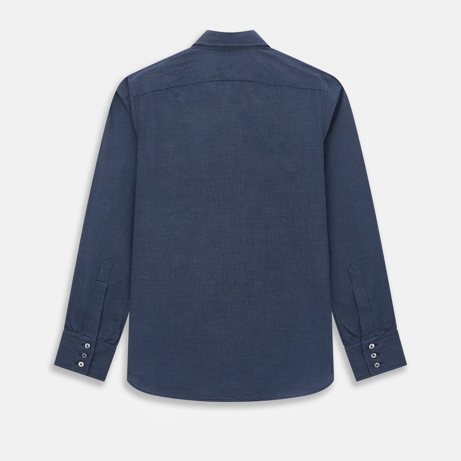 View 3 of product Pale Blue and Navy Pin Check Windsor Shirt 19