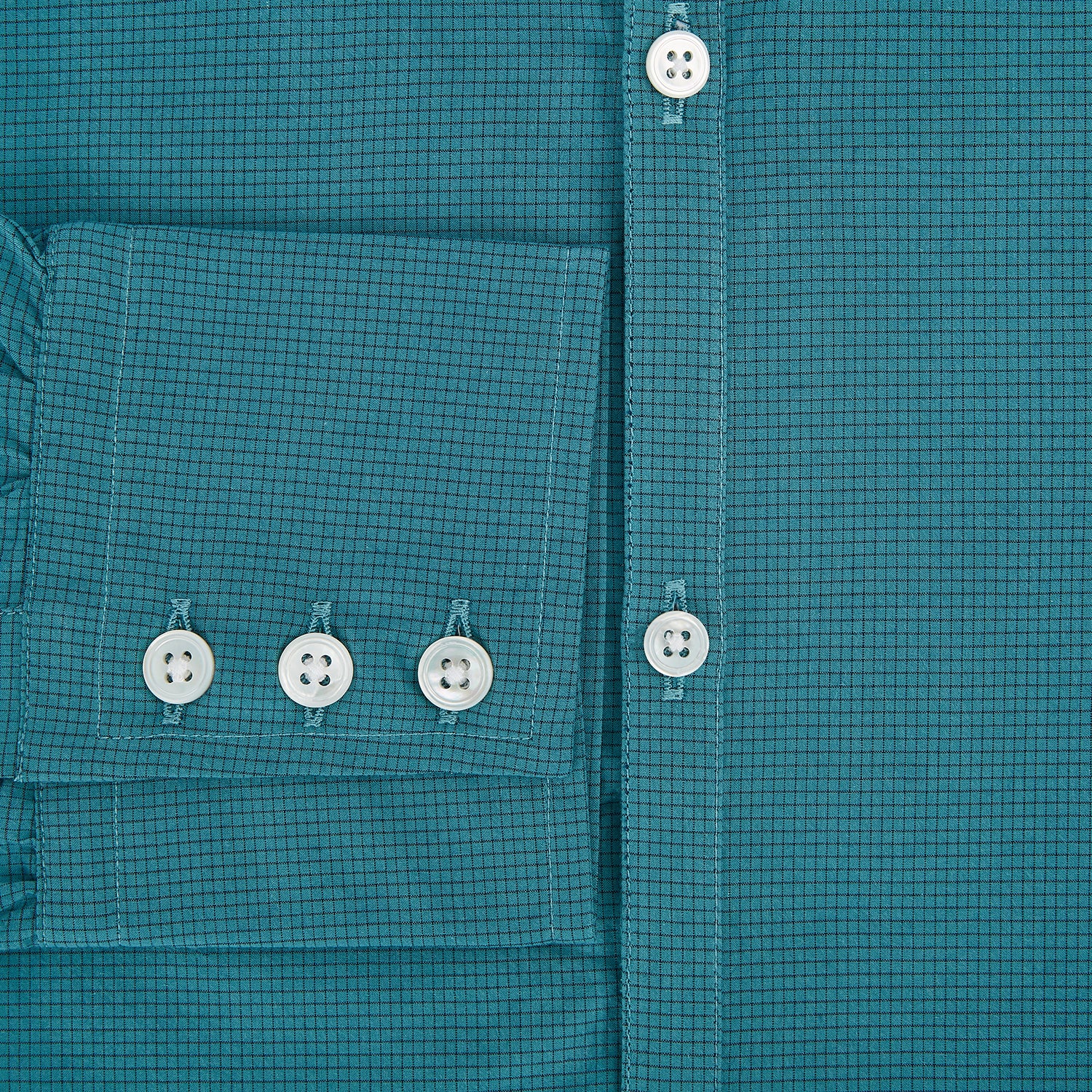 View 4 of product Turquoise Pin Check Windsor Shirt 19
