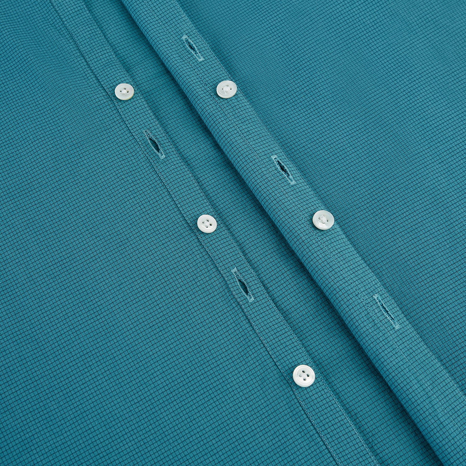 View 7 of product Turquoise Pin Check Windsor Shirt 19