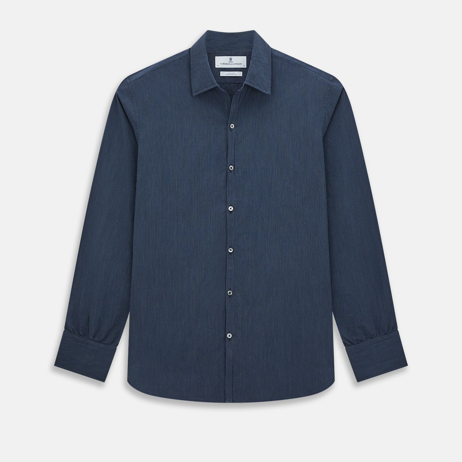 View 1 of product Navy and White Pinstripe Windsor Shirt 19