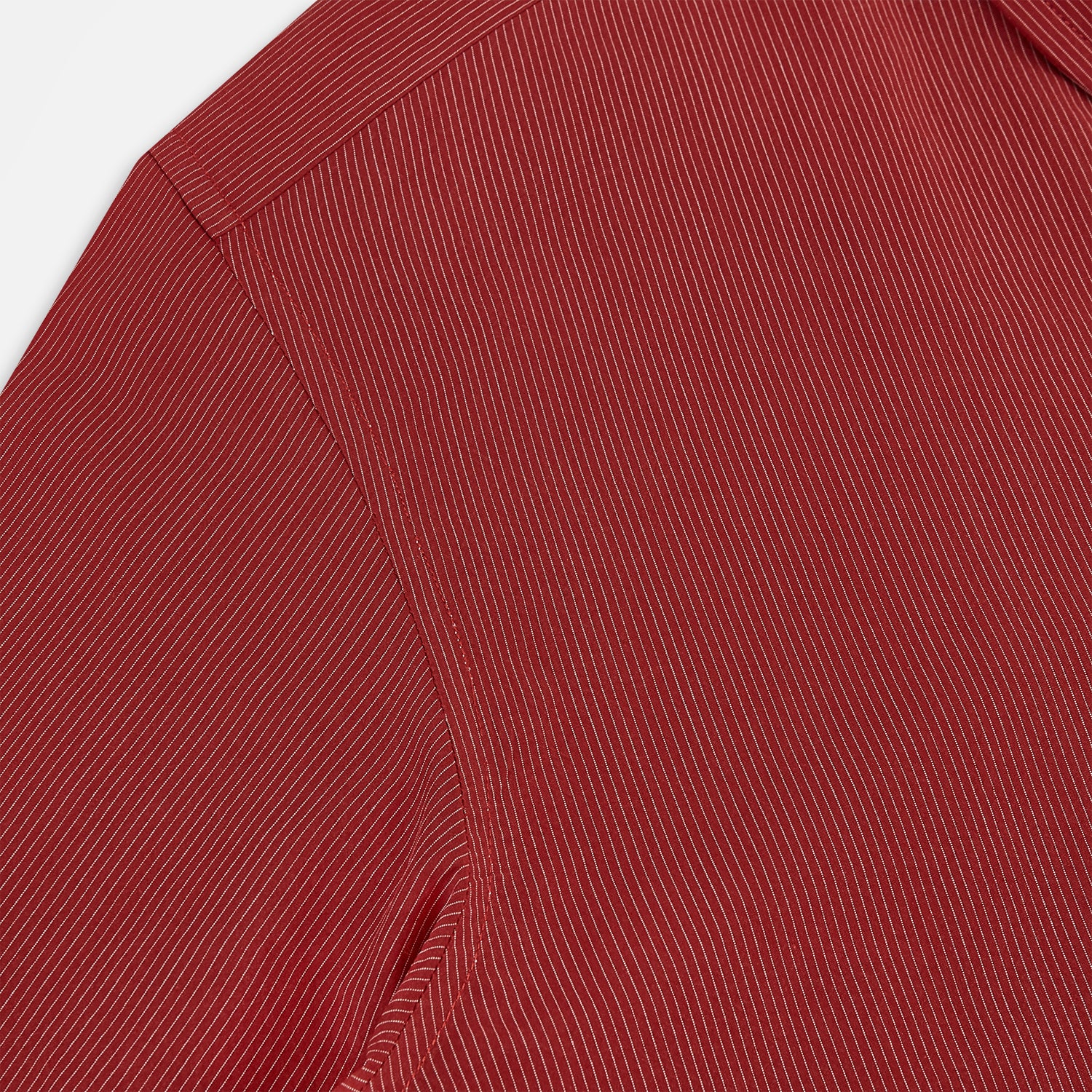 View 6 of product Dark Red Pinstripe Windsor Shirt 19